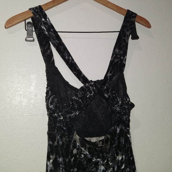 FREE PEOPLE Virgo Moon Velvet Mini Dress - Picture 7 of 10